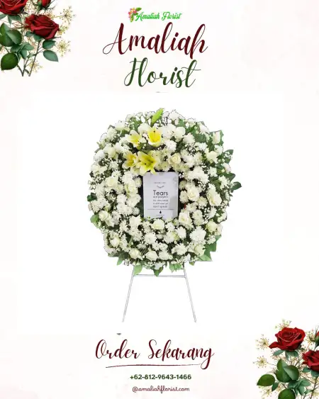 Krans Bunga Duka Jalan Arifin Ahmad